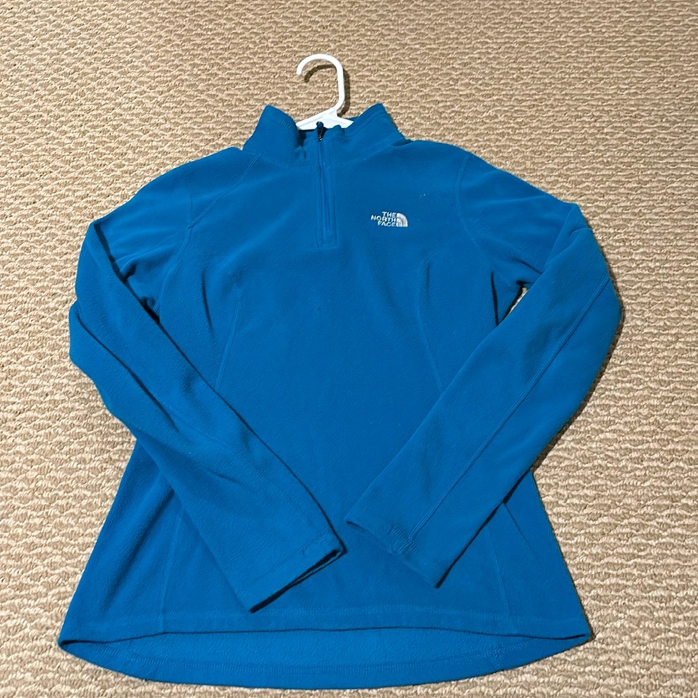 North face fleece amazing blue small